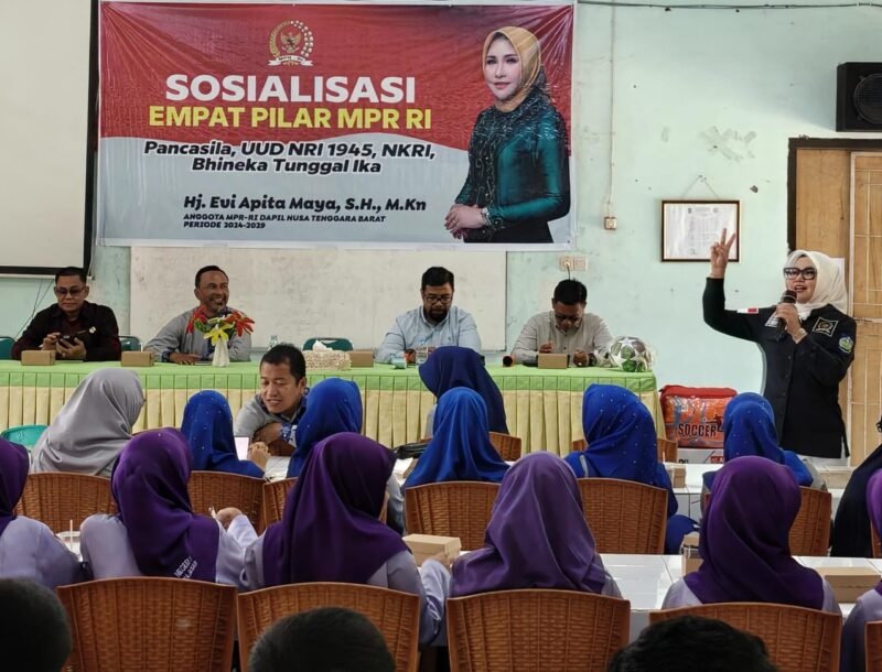Sosialisasi 4 Pilar di SMAN 1 Sumbawa, Senin, (27/7/2026). Foto : Dok. Istimewa
