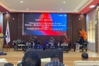 Dewan Pimpinan Cabang Perhimpunan Advokat Indonesia Suara Advokat Indonesia, Mataram (DPC PERADI SAI Mataram) bekerja sama dengan Fakultas Hukum, Ilmu Sosial, dan Ilmu Politik Universitas Mataram (FHISIP Unram) menyelenggarakan Seminar Nasional bertajuk "Rekonstruksi Pendidikan Profesi Hukum: Menjadikan Mata Kuliah Advokat sebagai Kawah Candradimuka di Jenjang S1" pada Jumat (28/8/2026). Foto: Alyssa/Sorot Kamera