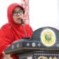 Pidato Paripurna (Valedictory Lecture) Prof. Dr. Hj. Rodliyah, S.H., M.H. bertajuk Masa Depan Hukum Pidana dalam Penanggulangan Kekerasan Terhadap Perempuan. Foto: Baiq Nurul/Sorot Kamera