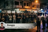 Ketika Jalan Diblokir, Kepercayaan Publik Terhadap APH Dipertaruhkan. Foto: Ilustrasi Gemini AI