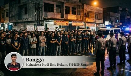 Ketika Jalan Diblokir, Kepercayaan Publik Terhadap APH Dipertaruhkan. Foto: ilustrasi Gemini AI