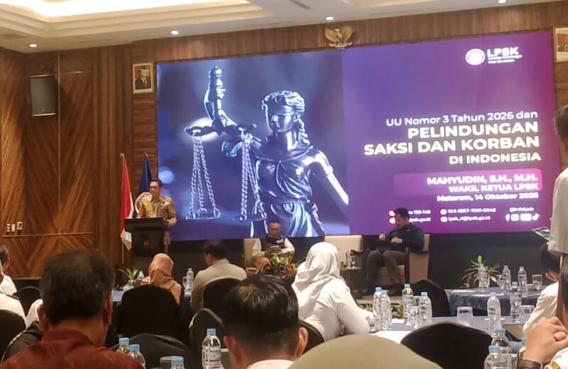 Kegiatan sosialisai LPSK, Rabu, 14 oktober 2026. Foto: Dok Istimewa