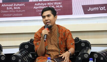 Dr. M. Firmansyah, M.Si., S.E. (Dosen Ekonomi Universitas Mataram). Foto: Dok. Istimewa